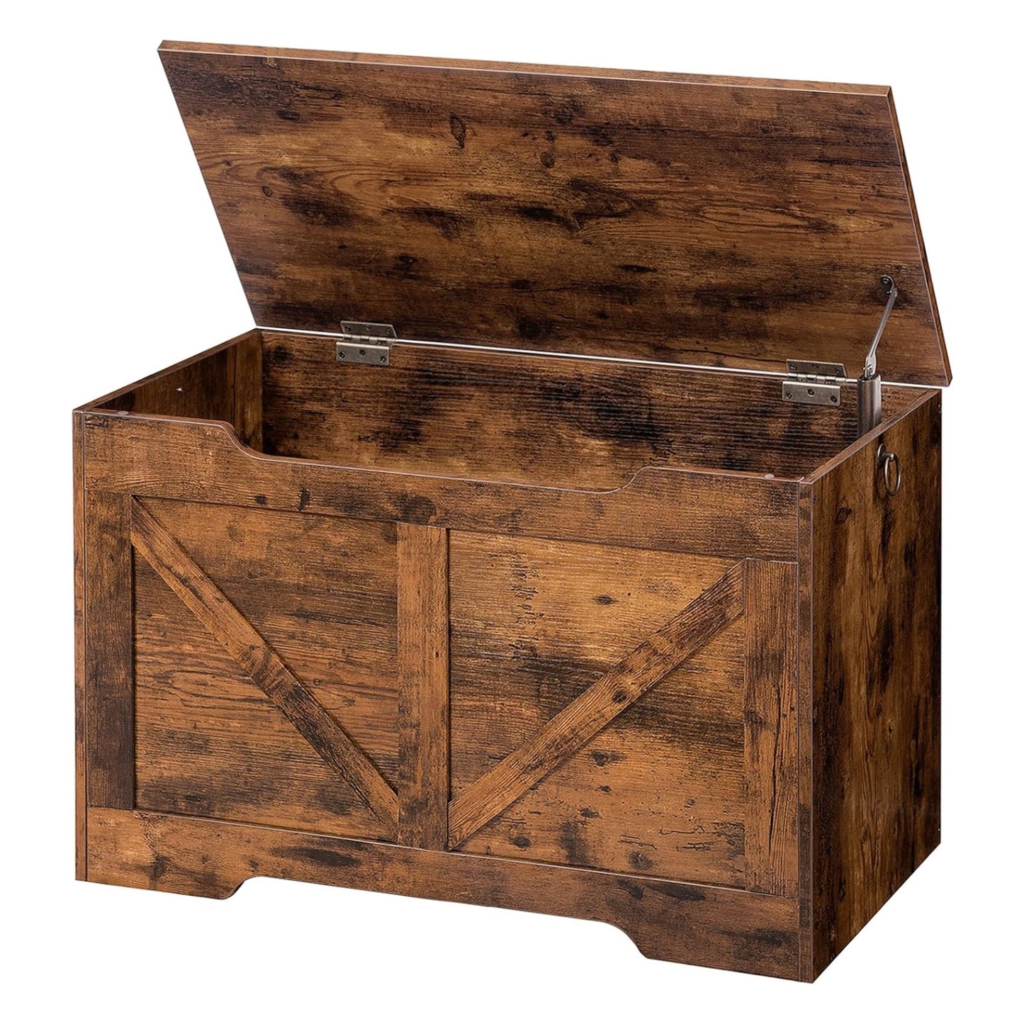 Industrial Wooden Storage Box Chest Trunk Rustic